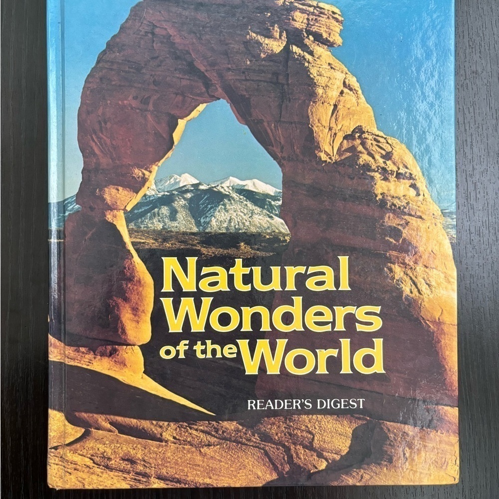 80s Vintage Natural Wonders of the World Readers Digest Hardcover FullColor Book